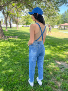 LESLIE DENIM OVERALL