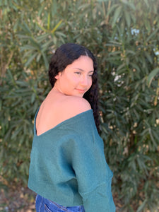 Emerald Sweater Top