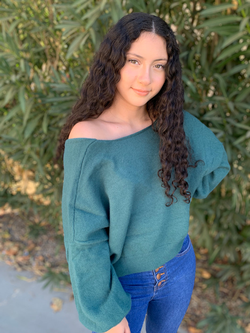 Emerald Sweater Top